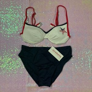 Carabella America Red, White & Blue Bikini Set ★彡
